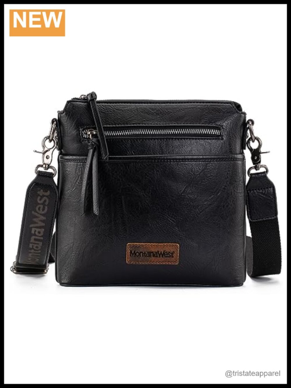 Large Multi Pocket Crossbody Bag with Guitar Strap